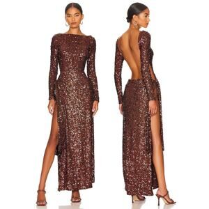 Atoir The Gabrielle Maxi Dress Sequin Embellished Formal Prom Party Sexy Size 4